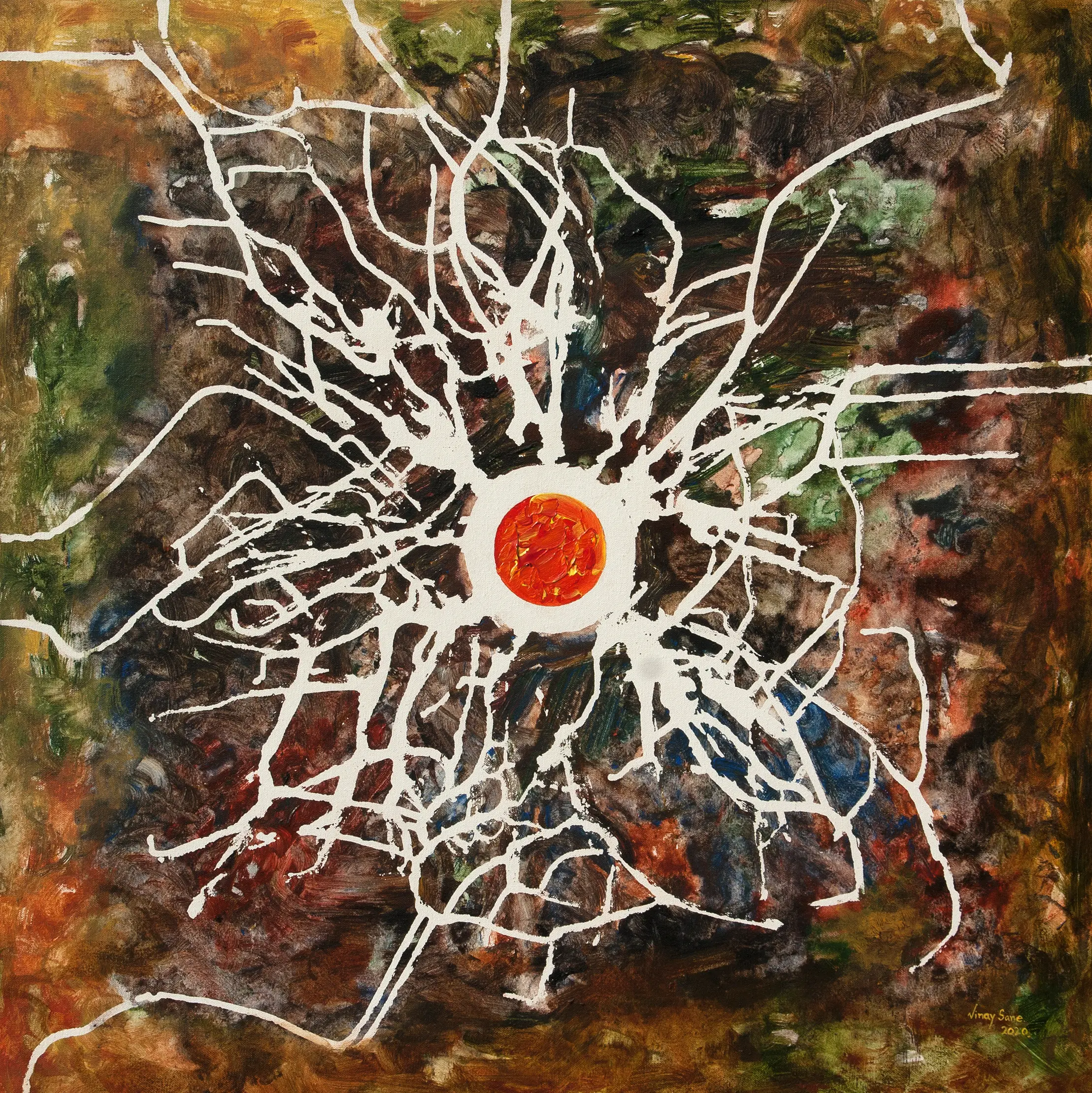 Circle of Life abstract painting