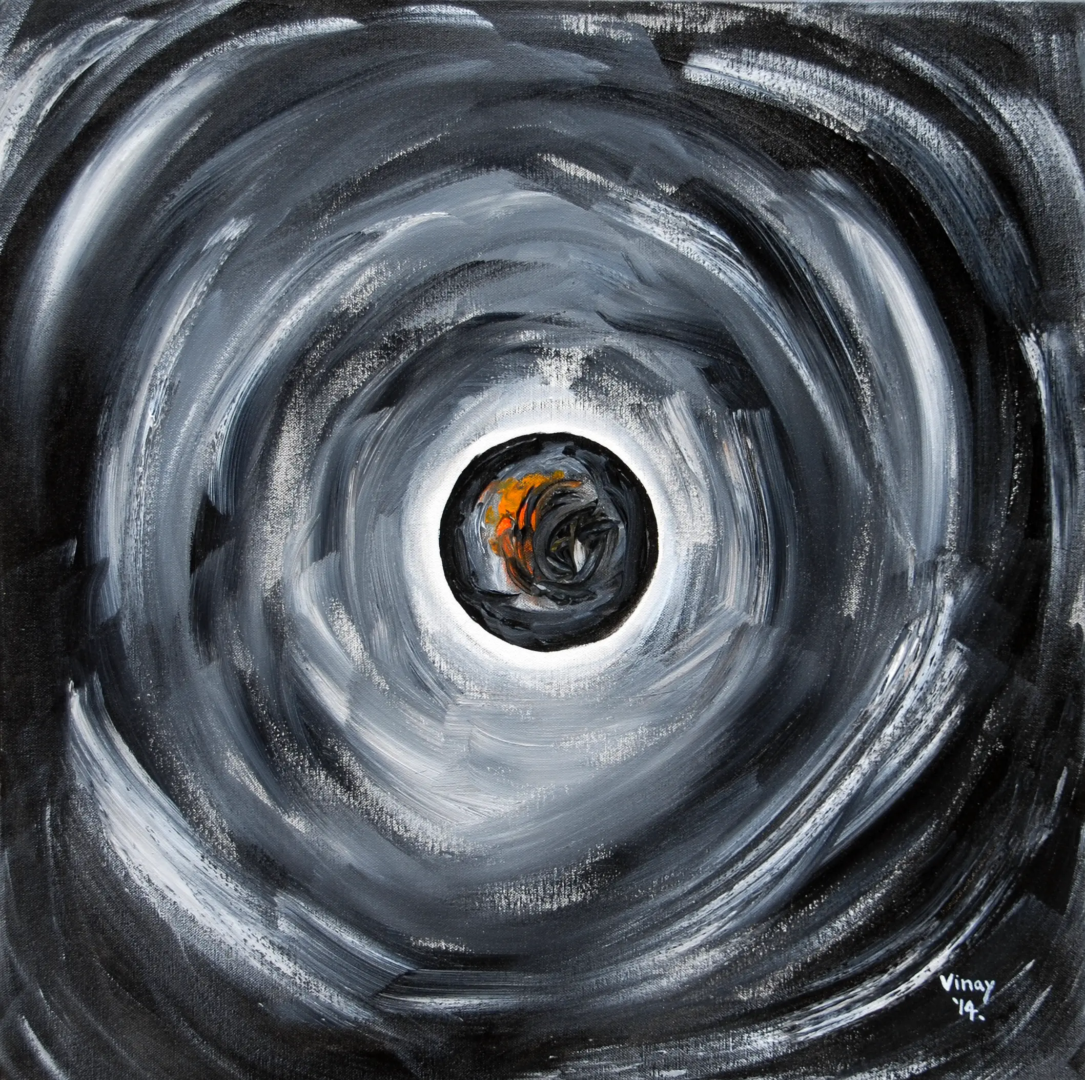 In Search of Soul abstract painting