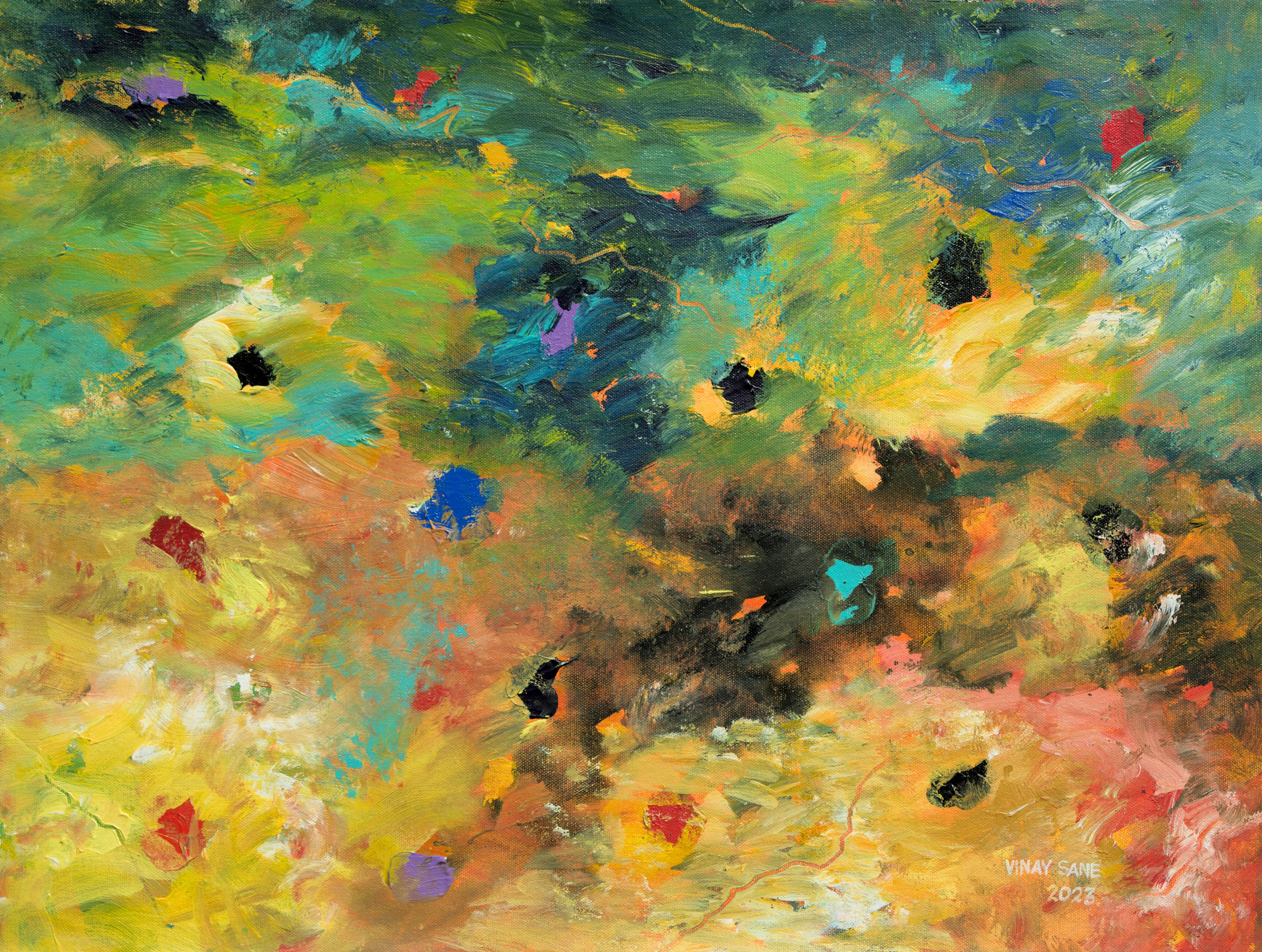 Inner Peace abstract painting