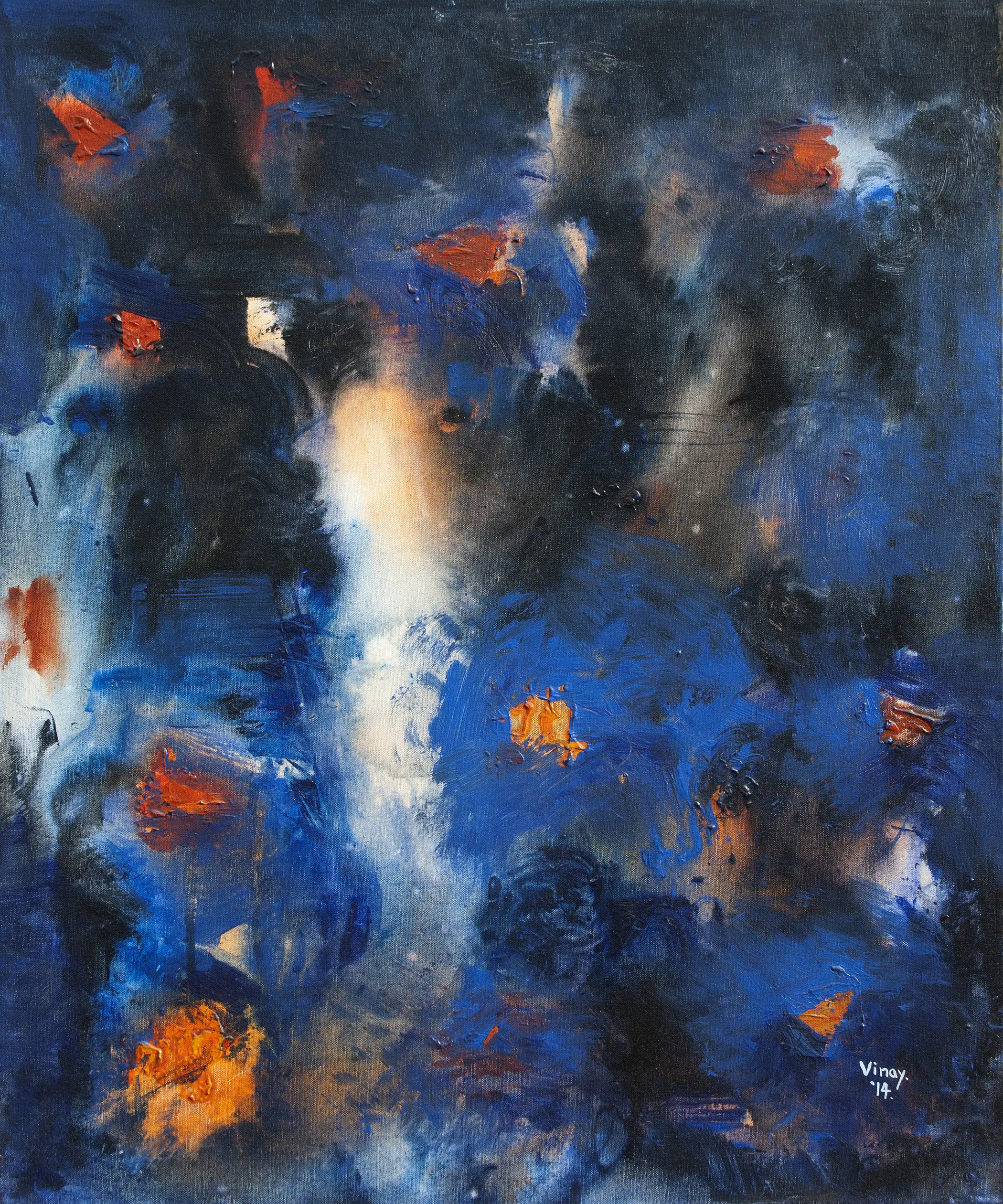 Lord Ganesha abstract painting