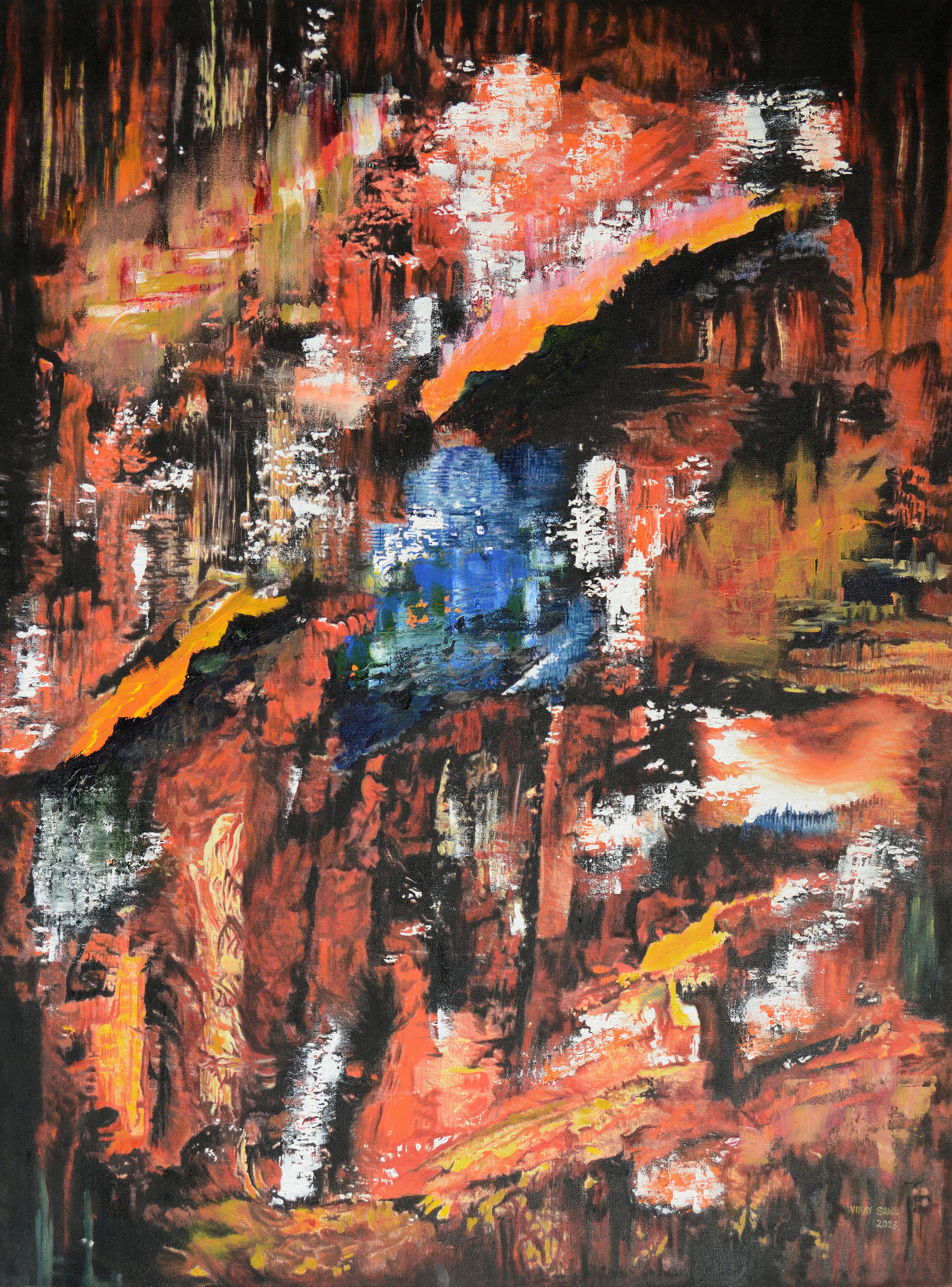 Memory Recall abstract painting