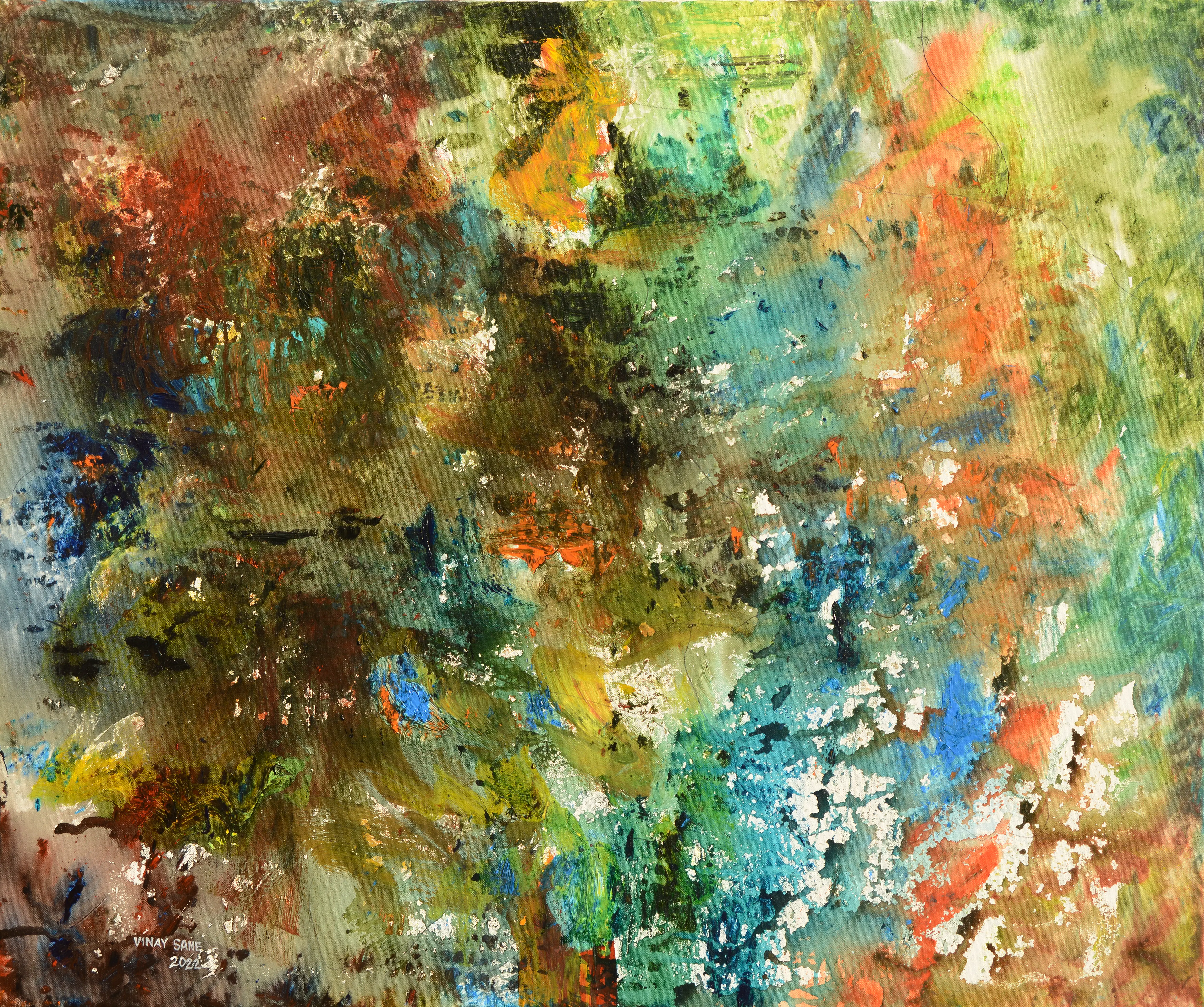 The Seamless Merger abstract painting