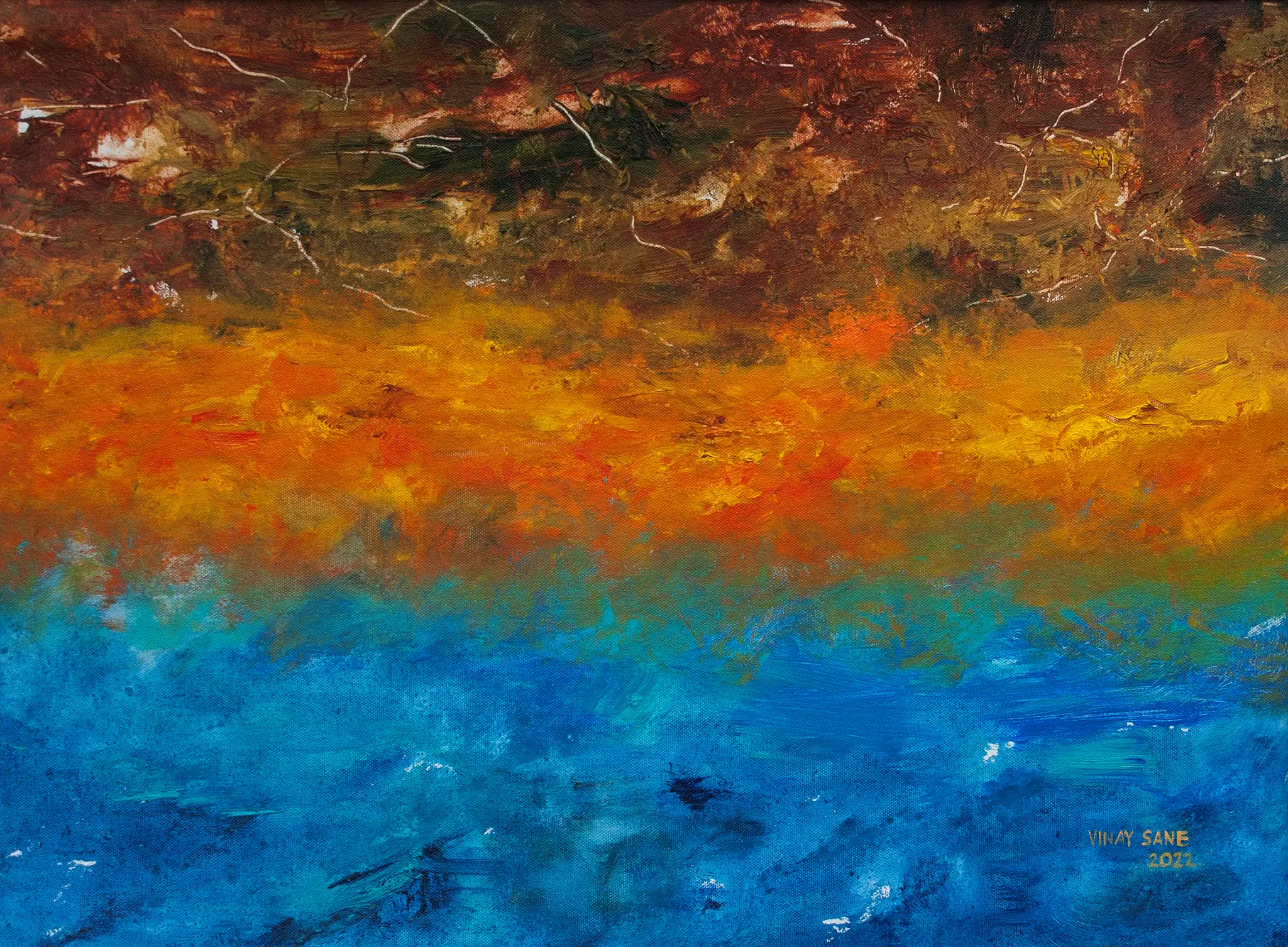 Coming back to Shore landscape painting