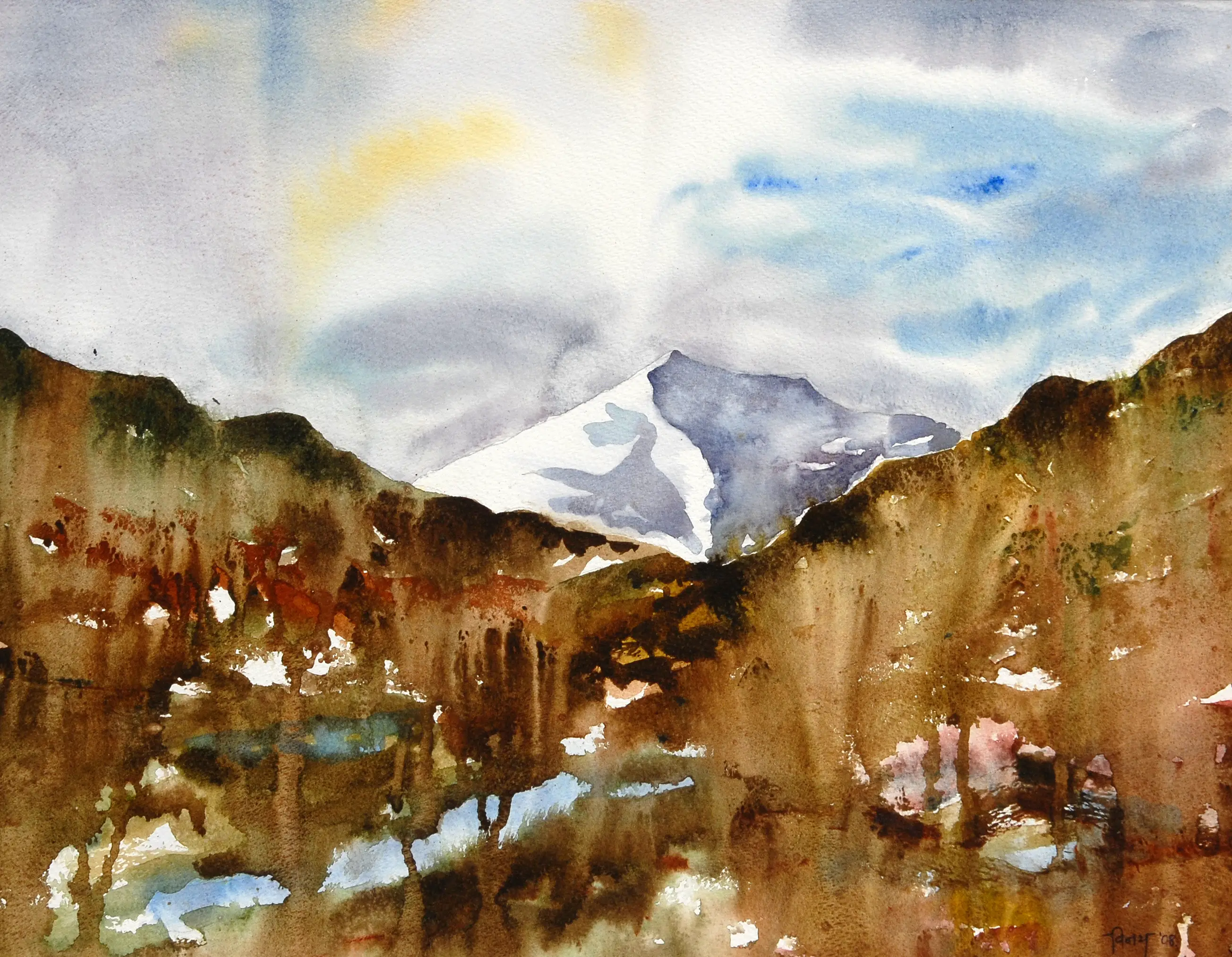 Last Valley to Cross - III landscape painting