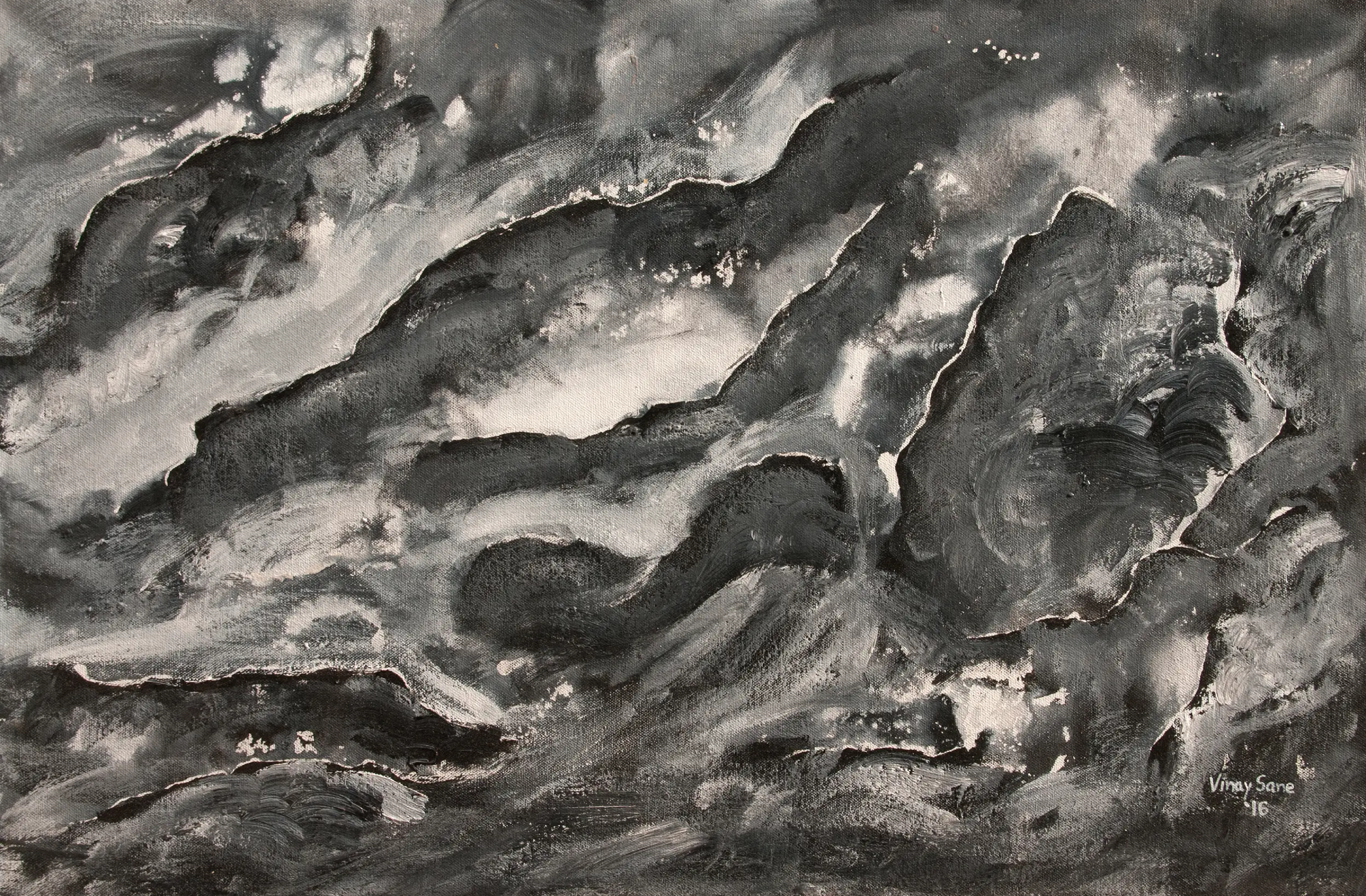 Misty Valleys landscape painting